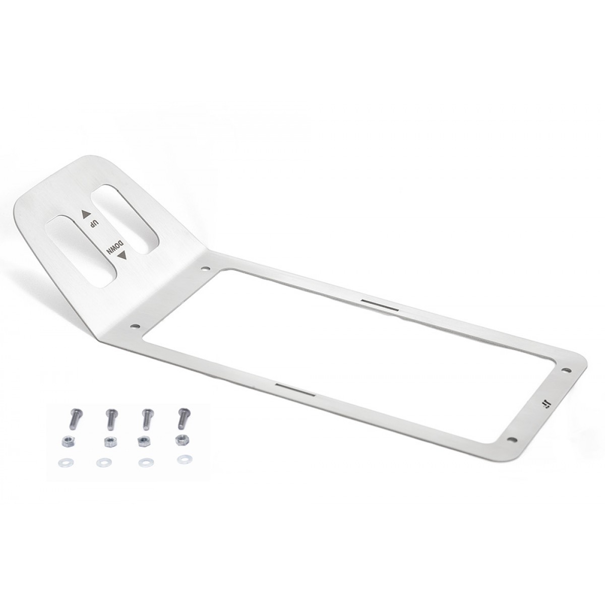 Ashtray Frame With El.Windows Surround, Stainless Steel